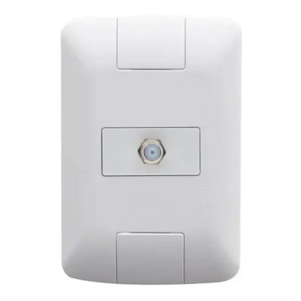 Tomada Modular Antena TV Coaxial Branco Tramontina Aria 57217042