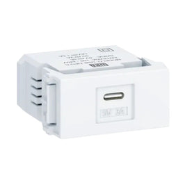 Tomada Modular Carregador USB-C WEG Esatta Branco