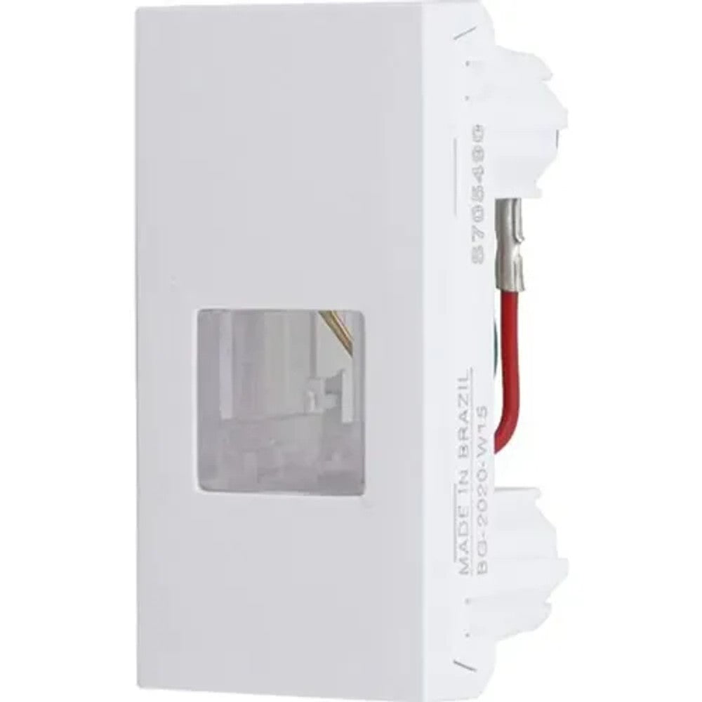 Tomada Modular RJ11 2 Vias Branco Orion Schneider