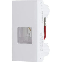 Tomada Modular RJ11 2 Vias Branco Orion Schneider