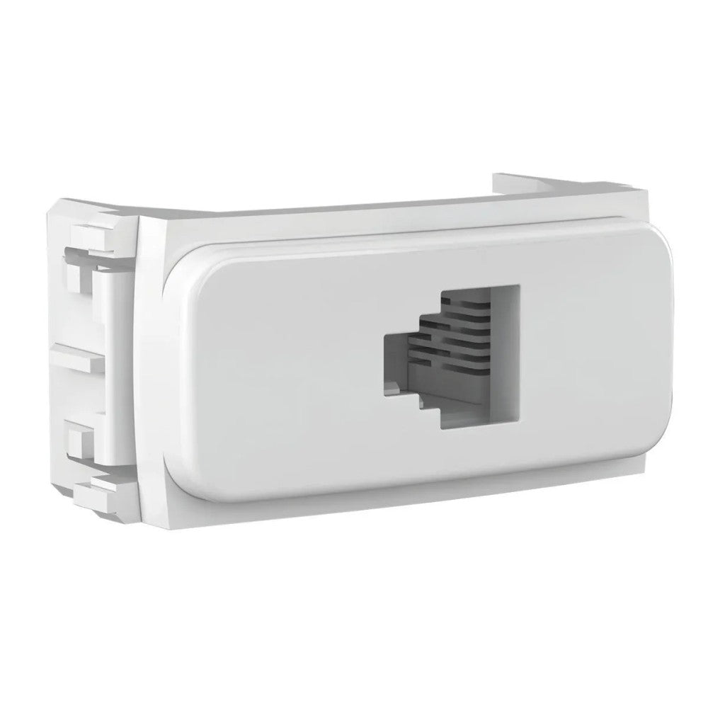 Tomada Modular RJ11 4 Fios Branco Composé WEG