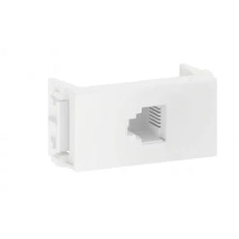Tomada Modular RJ11 4 Fios Branco Refinatto WEG