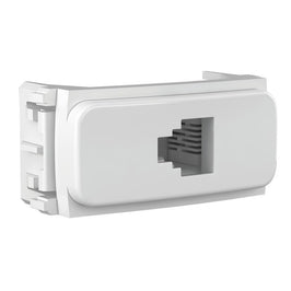 Tomada Modular RJ11 4 Fios Marfim Linha Composé WEG