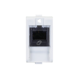 Tomada Modular RJ45 8 Fios CAT5 Branco Brilhante Lunare UP Schneider