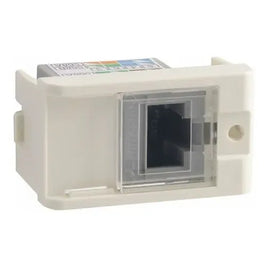 Tomada Modular RJ45 8 Fios CAT5E Branco Lunare Schneider