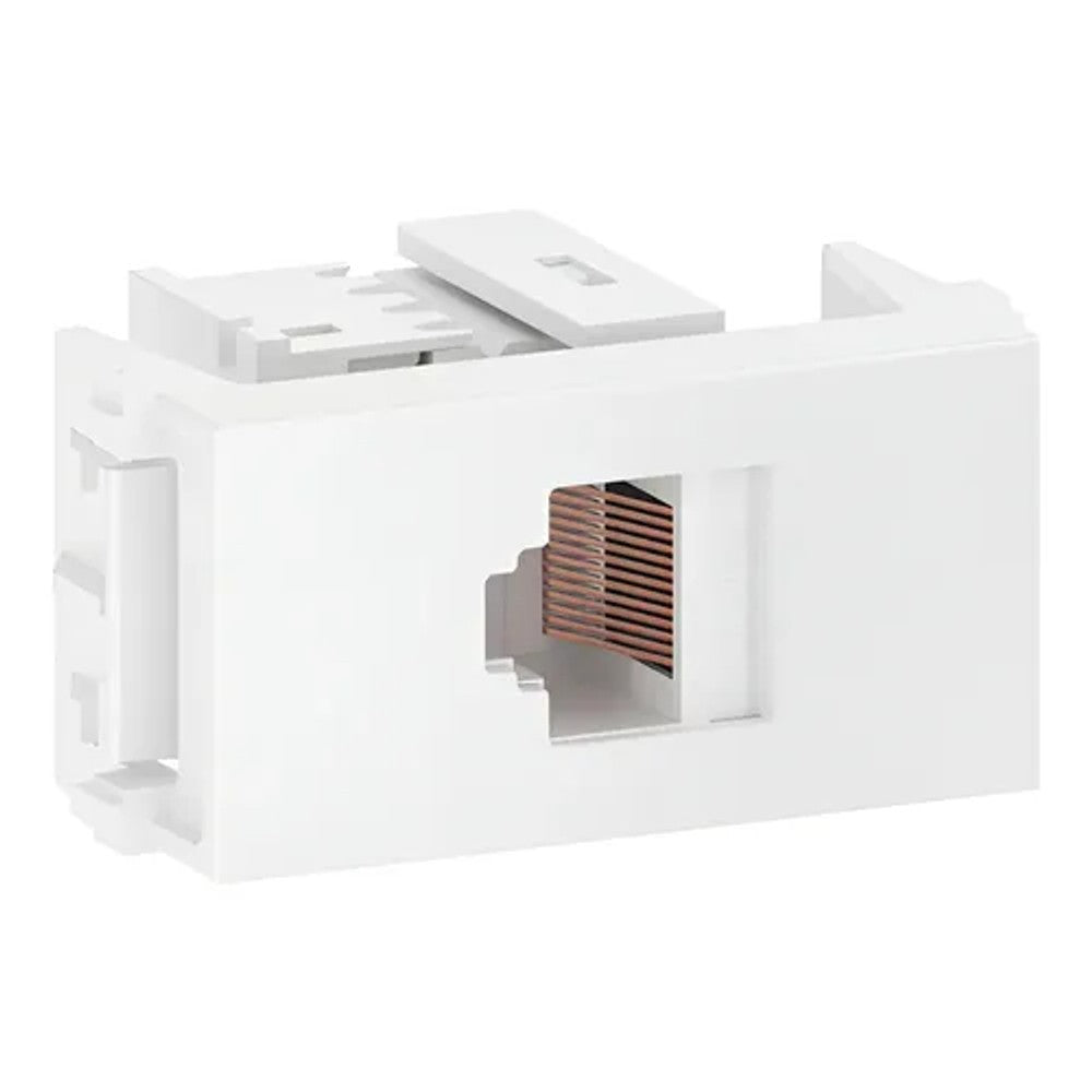 Tomada Modular RJ45 CAT5E Branco Refinatto WEG