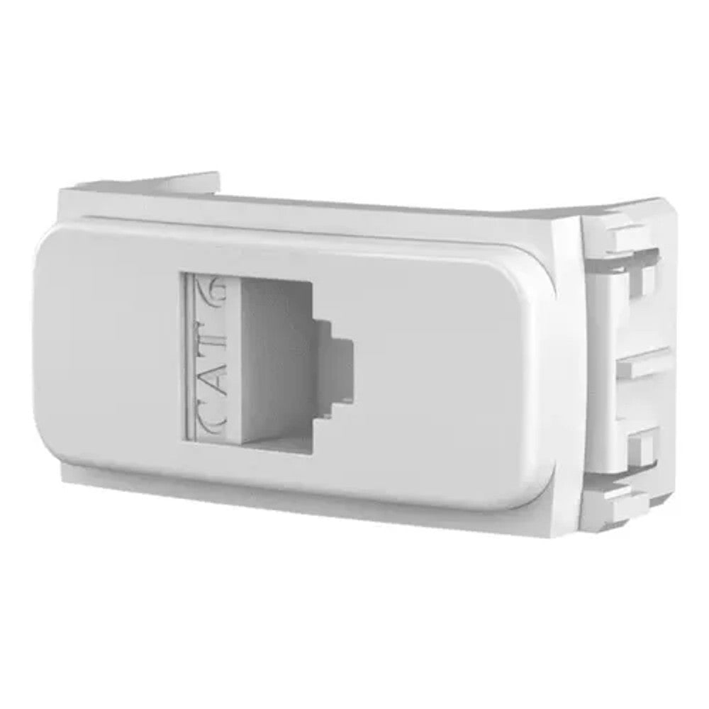 Tomada Modular RJ45 CAT6 Branco Composé WEG