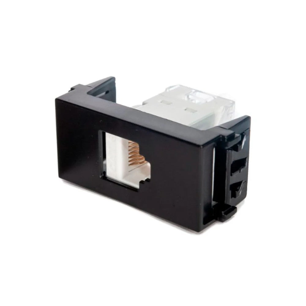 Tomada Modular RJ45 CAT6 Preto Refinatto WEG