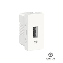Tomada Modular USB de Dados Branco Orion S70547104 Schneider