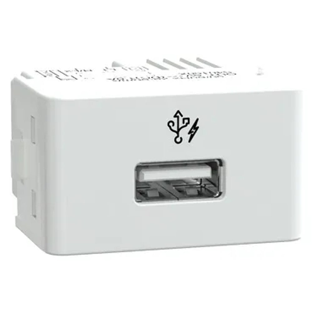 Tomada Modular com USB Tipo A Branco S401500 Lunare Up