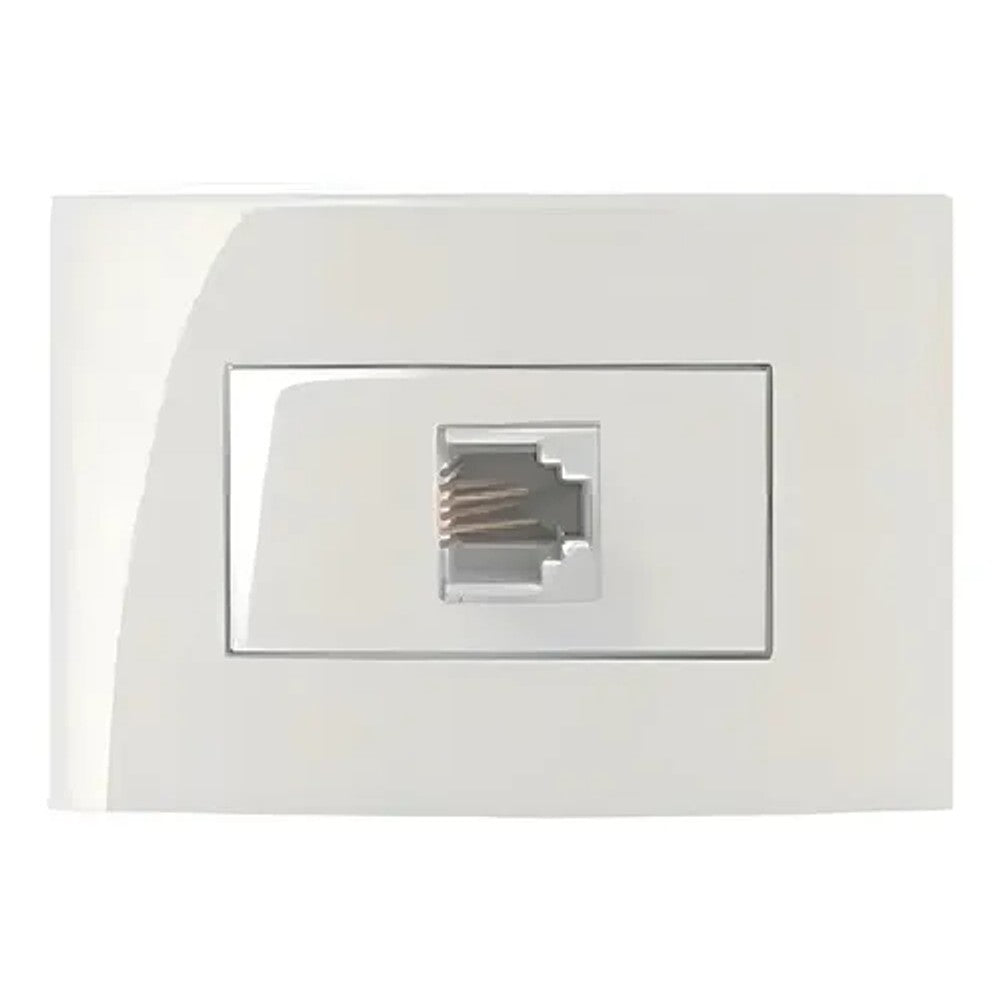 Tomada RJ11 Para Móvel Branco 16151 Margirius