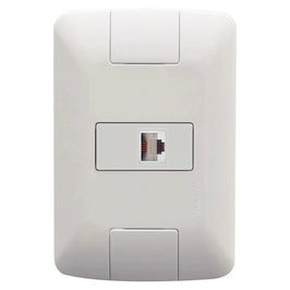 Tomada RJ11 com Placa Branco Aria Tramontina 57241019