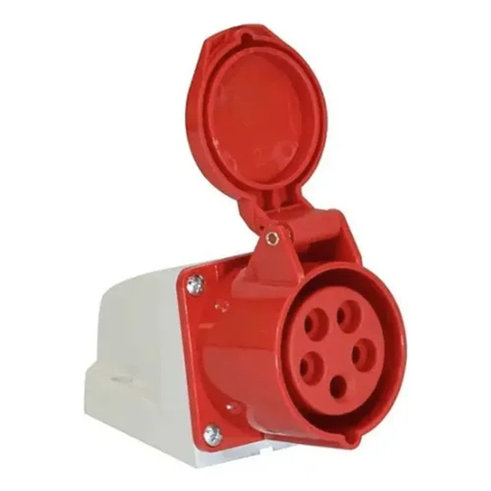 Tomada Sobrepor 3P T N 32A 440V 6H 5206 Soprano