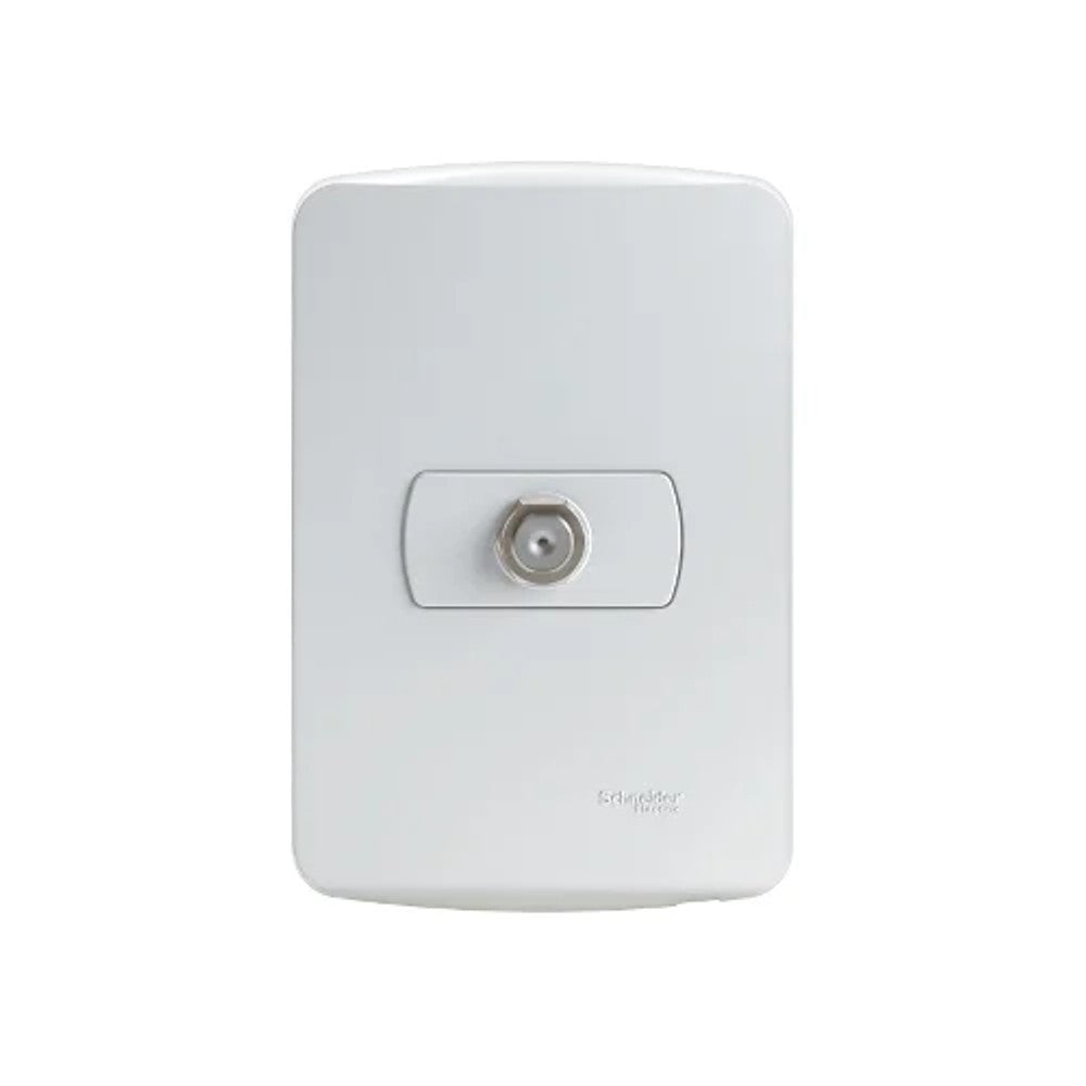 Tomada de Antena para TV com Placa 64680 Miluz Schneider
