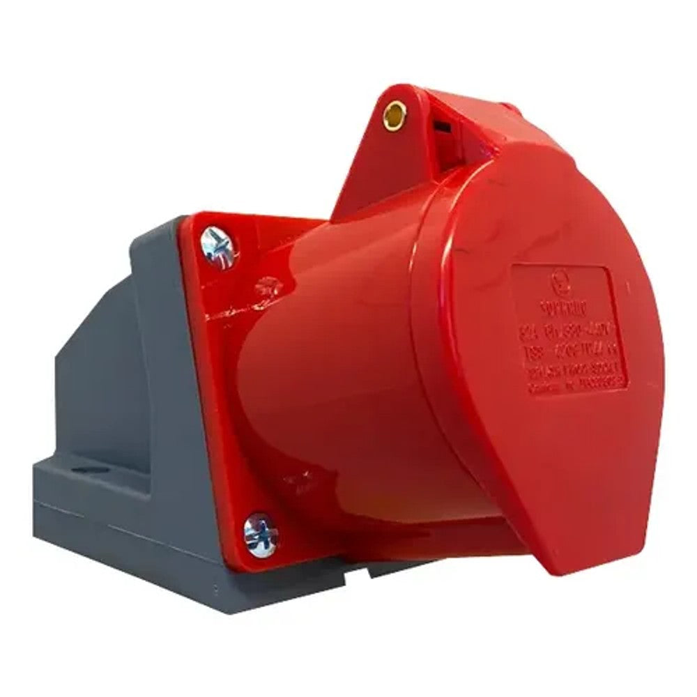 Tomada de Embutir 2P T 32A 440V 9H 3249 Soprano