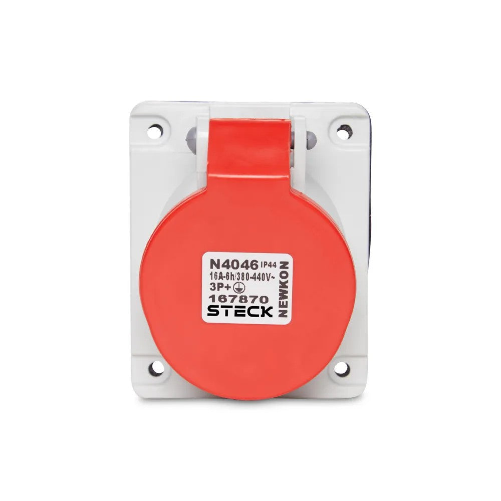 Tomada de Embutir 3P T 16A 440V 6H N4046 Steck