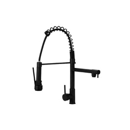 Torneira Cozinha Monocomando Duo Gourmet 50cm Preto Mate Forusi