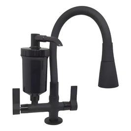 Torneira com Filtro de Mesa Flex Clock Preto 1113.93 Forusi