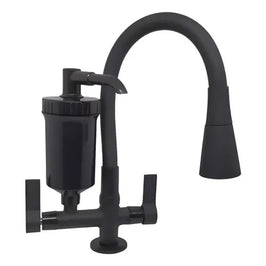 Torneira com Filtro de Mesa Flex Clock Preto 1124.93 Forusi