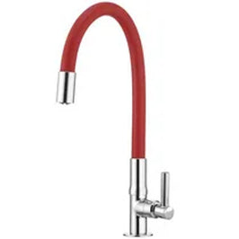 Torneira de Cozinha de Mesa Flex Clock Vermelha Forusi 1059.92