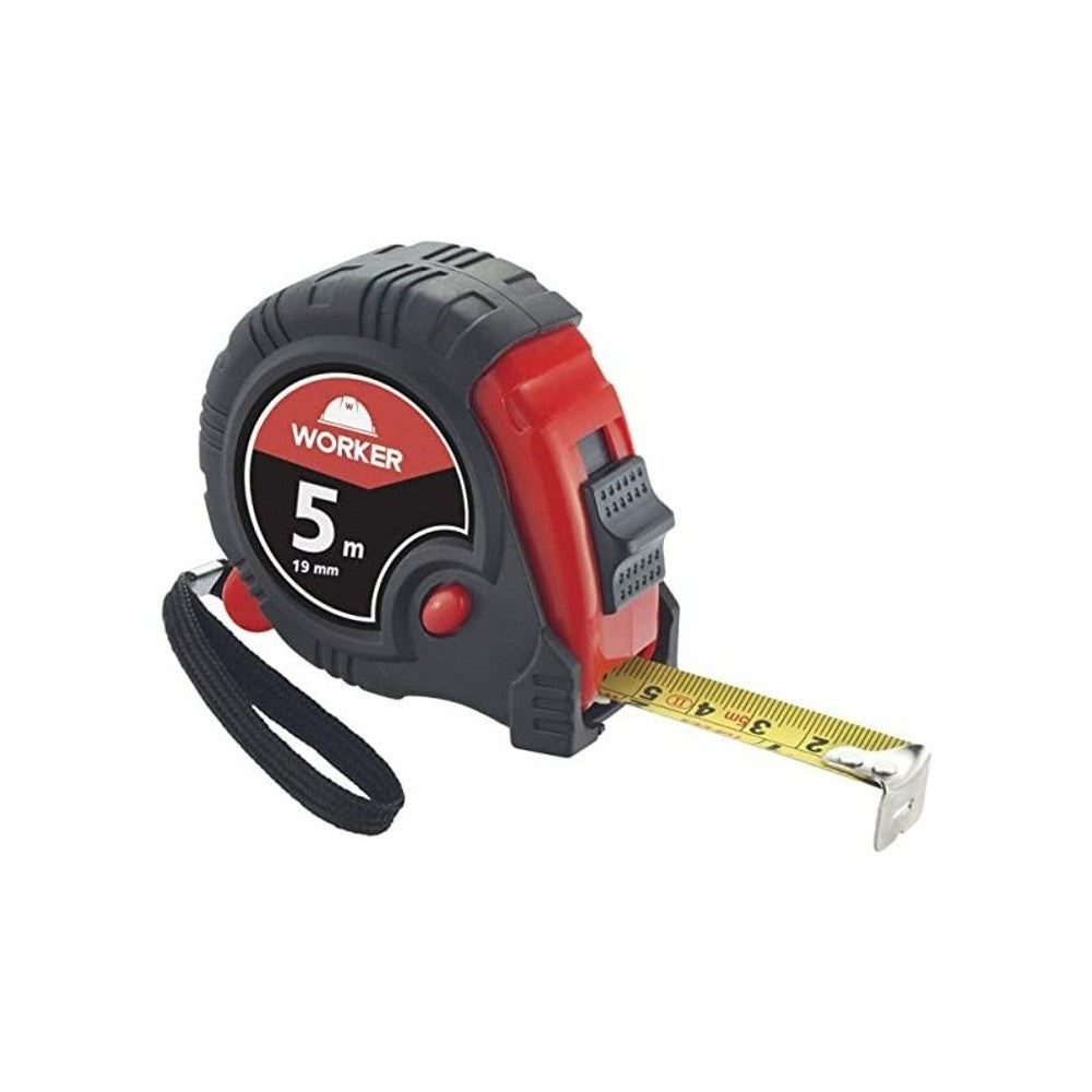Trena Emborrachada Worker 5m x 19mm ABS 104531