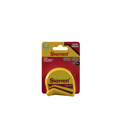 Trena de Bolso Starrett 3m Amarela KTS12-3ME-S