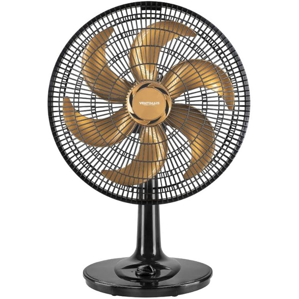 Ventilador de Mesa 40cm 127V Preto e Bronze Turbo Ventimais