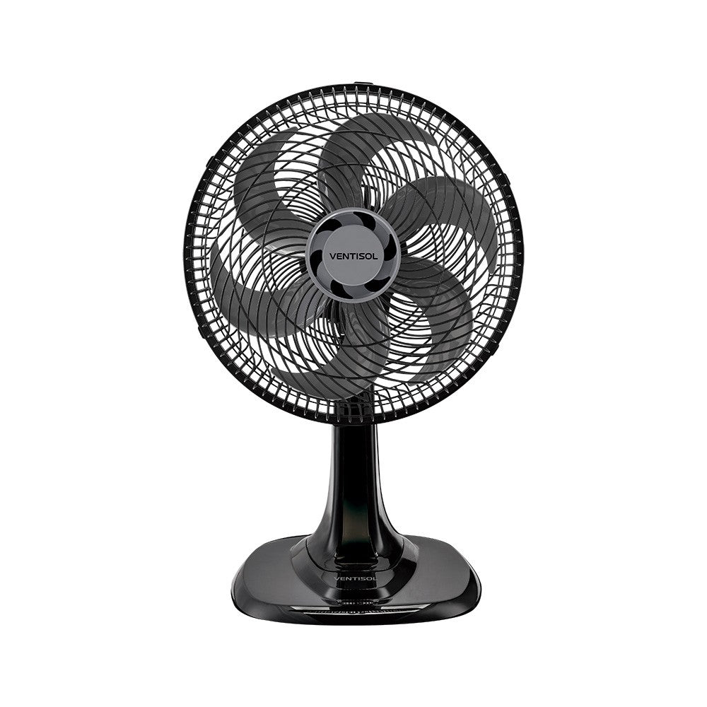 Ventilador de Mesa Oscilante 30cm Preto Ventisol