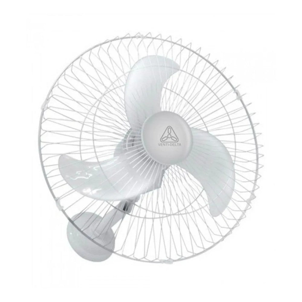 Ventilador de Parede Oscilante 60cm Branco Bivolt Venti-Delta