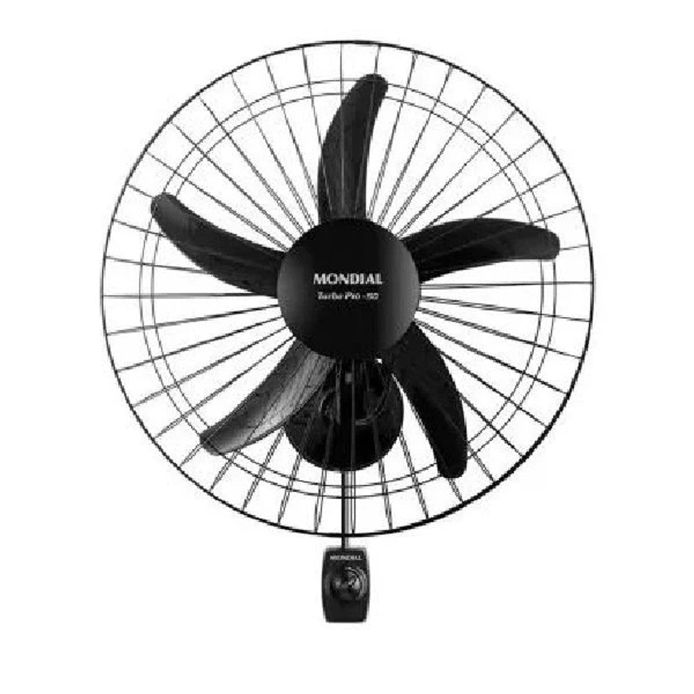 Ventilador de Parede Pro 50cm 127V Preto Mondial