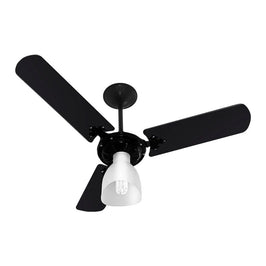 Ventilador de Teto New Delta 3 Pás Preto 127V Venti-Delta