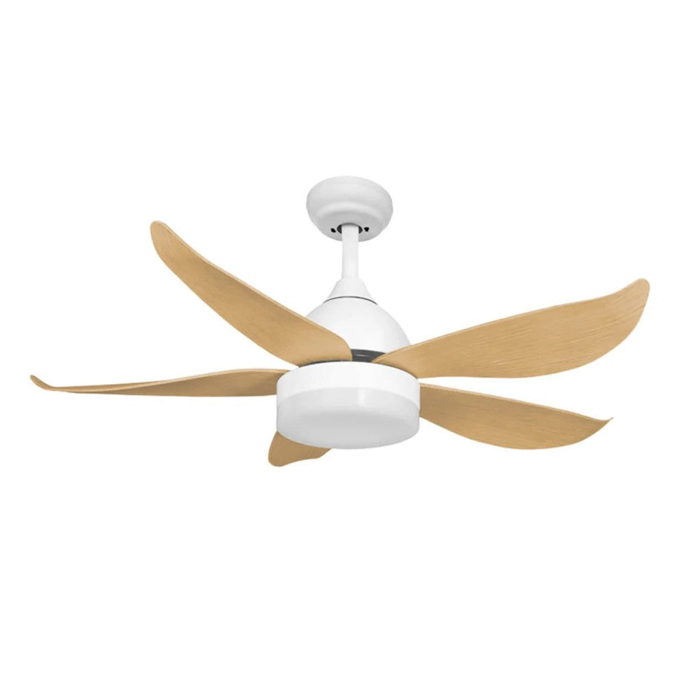 Ventilador de Teto Selene 5 Pás Branco com Controle Remoto e LED Ventisol
