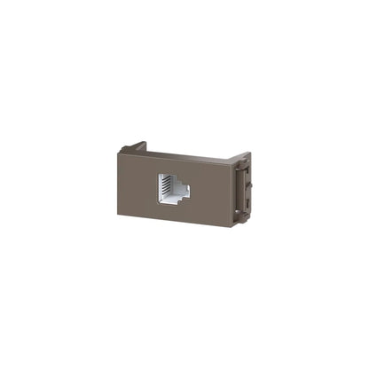 WEG Tomada Modular Esatta RJ11 4 Condutores Telefonia Argila