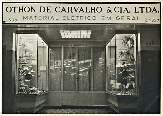 Imagem de uma foto antiga da loja fisica da Othon de Carvalho.