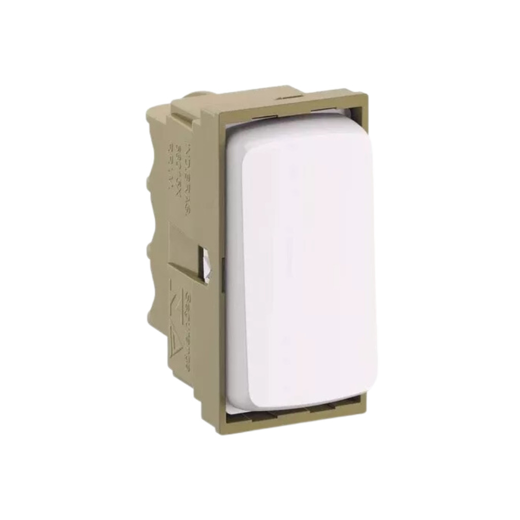 Imagem do INTERRUPTOR MÓDULO SIMPLES BORNE PARAFUSO 10A BRANCO ZEFFIA LEGRAND 680150 XYZ