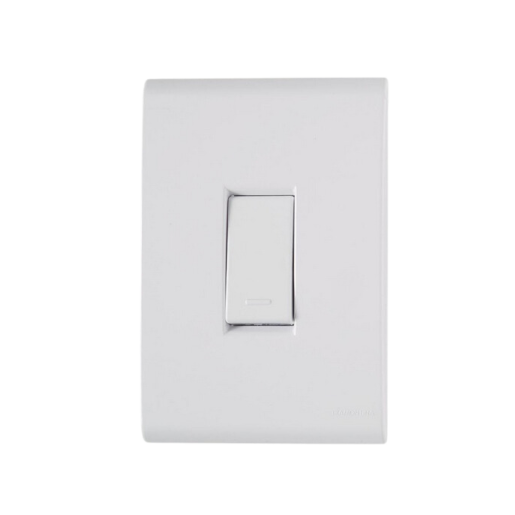 Imagem do INTERRUPTOR SIMPLES 10A BRANCO COM PLACA LIZ TRAMONTINA 57170201
