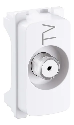 Imagem do TOMADA MÓDULO ANTENA TV COAXIAL BRANCA ZEFFIA LEGRAND 680157