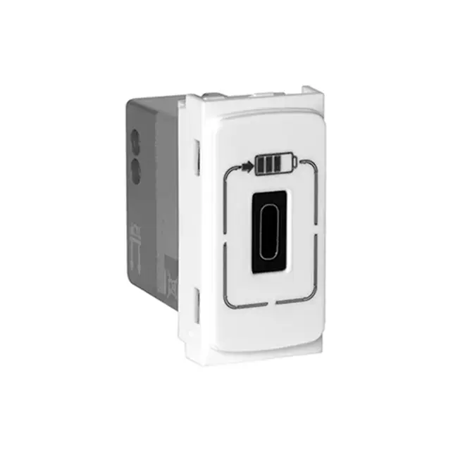 Imagem do TOMADA MÓDULO COM USB 1500MA C BRANCA ZEFFIA 680164